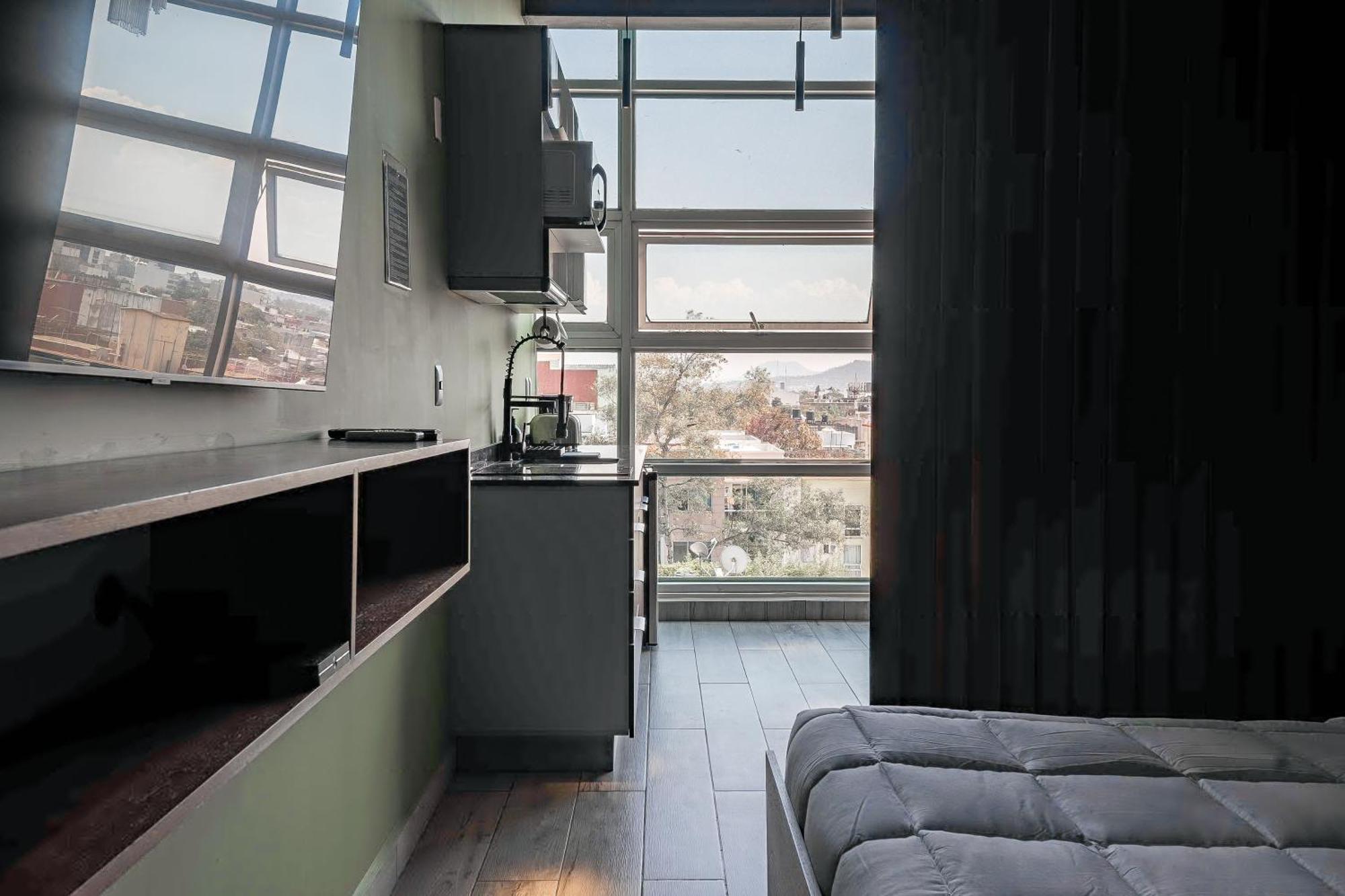 The Jungle Loft Tropical Comfort In A Centric Location With Kitchen Мехико Экстерьер фото